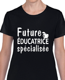 T-Shirt Vneck pour femme éducatrice spécialisée