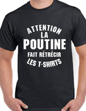 T-shirt pour Femme poutine humour