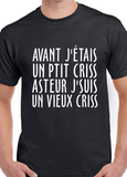T-Shirt pour homme ptit criss humour