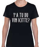 T-shirt pour Femme vin humour