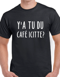 T-Shirt pour homme café humour