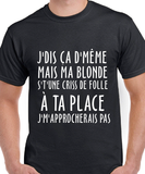 Hoodie Unisex blonde couple folle humour