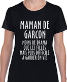 T-Shirt Vneck pour femme maman mère famille