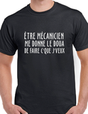 T-Shirt pour homme mécanicien humour