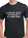 Hoodie Unisex thérapie musique humour