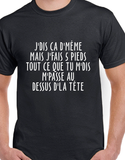 T-Shirt Vneck pour femme 5 pieds humour