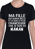T-Shirt Vneck pour femme maman mère famille