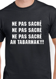 T-shirt pour Femme tabarnak humour