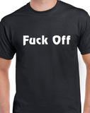 T-Shirt Vneck pour femme fuck off humour