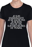 T-Shirt Vneck pour femme enseignante