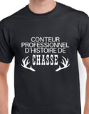 T-Shirt pour homme chasse humour