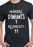 T-Shirt Vneck pour femme enfant famille