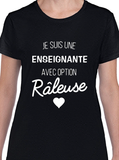 T-Shirt Vneck pour femme enseignante prof