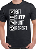T-Shirt Vneck pour femme hunt chasse chasseur