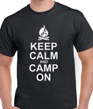 T-Shirt Vneck pour femme camp camping