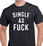T-Shirt Vneck pour femme single humour