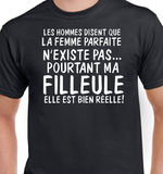 T-Shirt pour Homme filleule famille parrain