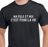 T-Shirt Vneck pour femme fille famille mère maman