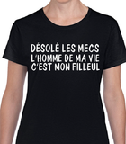 T-Shirt Vneck pour femme filleul marraine famille