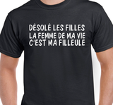 T-Shirt pour Homme filleule famille parrain