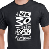 Hoodie Unisexe 30 ans humour