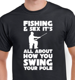 T-Shirt Vneck pour femme fishing pêche pêcheur