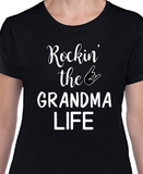 T-Shirt Vneck pour femme grandma grand-mère mamie famille