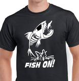 T-Shirt pour Homme fish on pêche
