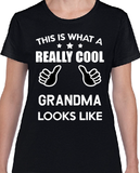 T-Shirt Vneck pour femme grandma grand-mère mamie famille