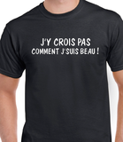 Hoodie Unisexe j'suis beau humour