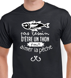 T-Shirt pour Homme thon pêche humour