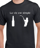 T-shirt pour Femme vie simple pêche