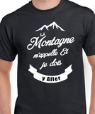 Hoodie Unisexe La montagne m'appelle