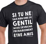 Hoodie Unisex gentil humour