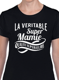 T-Shirt Vneck pour femme mamie grand-mère famille
