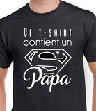 T-Shirt pour Homme super papa père famille