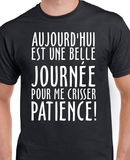T-Shirt pour Homme patience humour