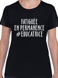 Hoodie Unisex éducatrice fatiguée