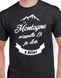 T-Shirt pour Homme montagne humour