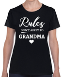 T-shirt pour Femme rules grandma grand-mère famille