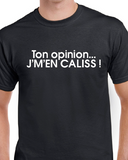 T-Shirt pour Homme opinion humour