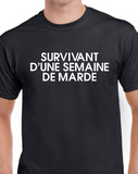 T-Shirt pour Homme survivant humour