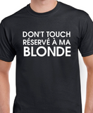 T-Shirt pour Homme blonde couple humour