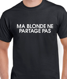 T-Shirt pour Homme blonde couple humour