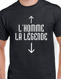 T-Shirt pour Homme légende humour