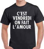 T-shirt pour Femme vendredi humour