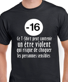 Hoodie Unisexe être violent humour