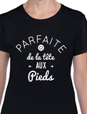 T-Shirt Vneck pour femme parfaite humour