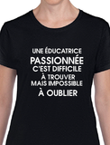 T-shirt pour Femme éducatrice passionnée
