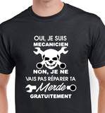 Hoodie Unisexe mécanique mécanicien humour
